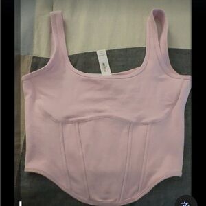Pink Women's Corset Top